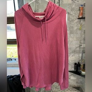 Athletic Works Mauve Cowl Neck Top